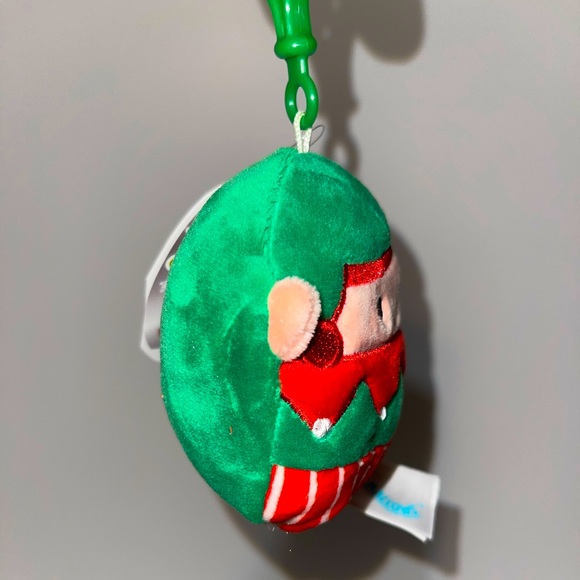 Bartie the Elf 3.5" Squishmallow Clip Stuffed Plush Christmas 2022 - Picture 3 of 5